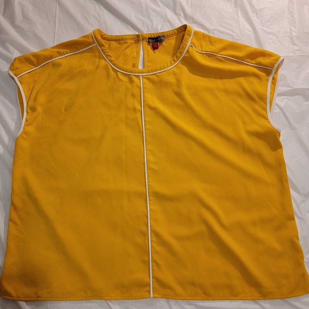 ▪︎VINCE CAMUTO YELLOW BLOUSE▪︎XL▪︎